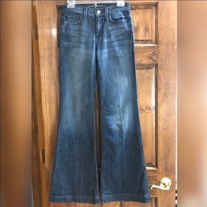 7 for All Mankind boot cut jeans size 26
